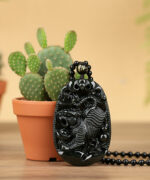 Black Jadeite Twelve Chinese Zodiac Signs Protector Amulet